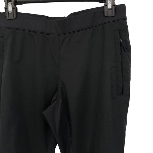 REI Womens Pants Hiking Trail Running Hybrid Ankle Zip Pockets Black S 32" Insem - Picture 2 of 8